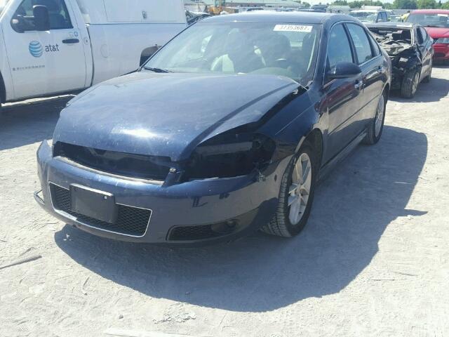 2G1WC5E31C1175005 - 2012 CHEVROLET IMPALA BLUE photo 2