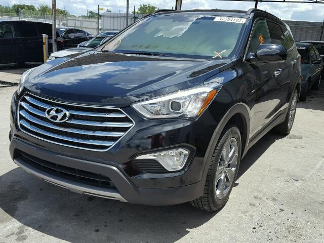 KM8SM4HF5GU150830 - 2016 HYUNDAI SANTA FE S BLACK photo 2