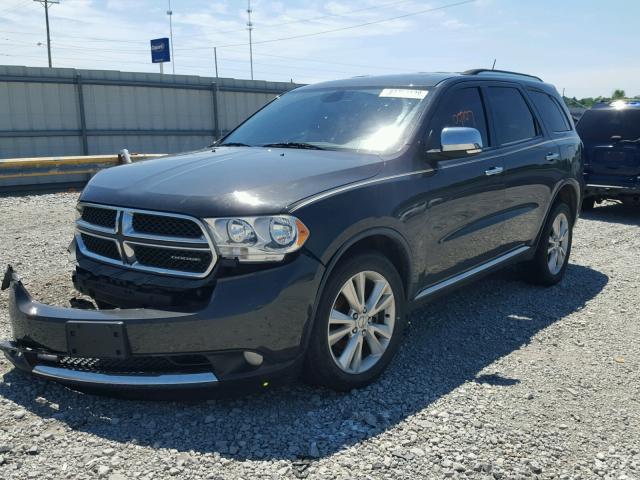 1D4SE4GT1BC648940 - 2011 DODGE DURANGO CR GRAY photo 2