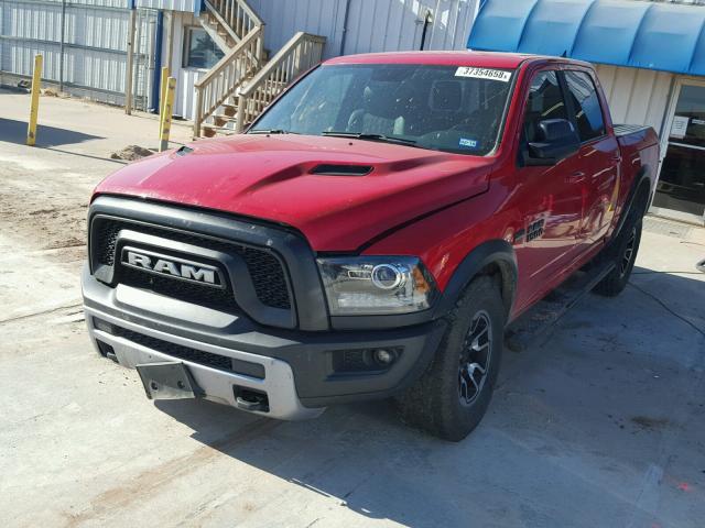 1C6RR7YT2HS633837 - 2017 RAM 1500 REBEL RED photo 2