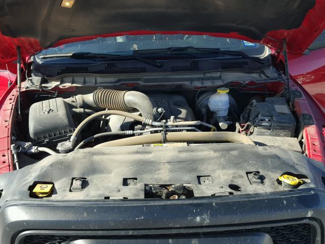 1C6RR7YT2HS633837 - 2017 RAM 1500 REBEL წითელი ფოტო 7