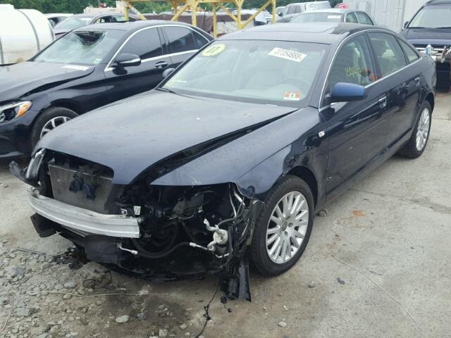 WAUDH74F07N105715 - 2007 AUDI A6 3.2 QUA BLUE photo 2