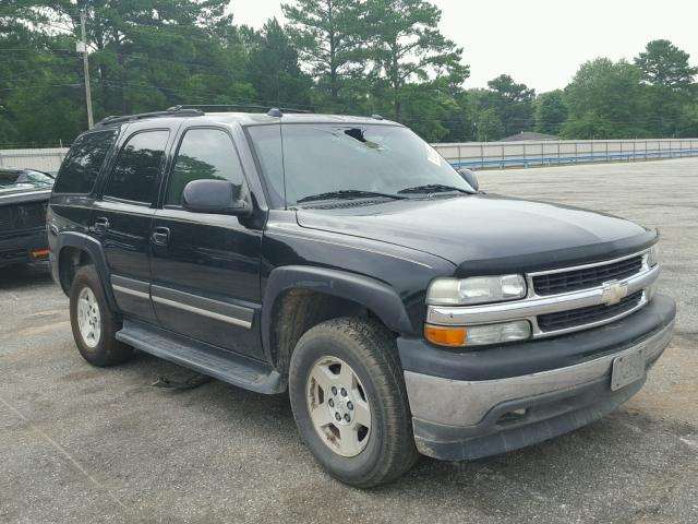 1GNEC13T25J164223 - 2005 CHEVROLET TAHOE C150 BLACK photo 1