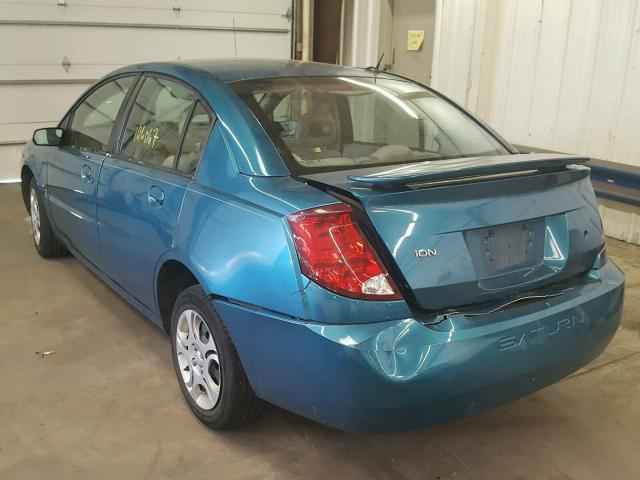 1G8AJ54FX5Z171249 - 2005 SATURN ION LEVEL BLUE photo 3
