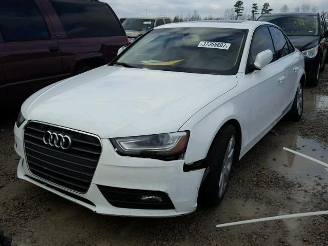 WAUAFAFL9DN010851 - 2013 AUDI A4 PREMIUM WHITE photo 2