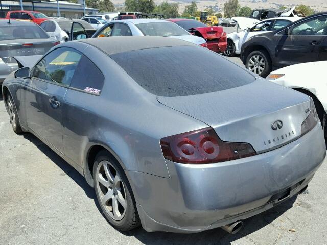 JNKCV54E86M709728 - 2006 INFINITI G35 SILVER photo 3