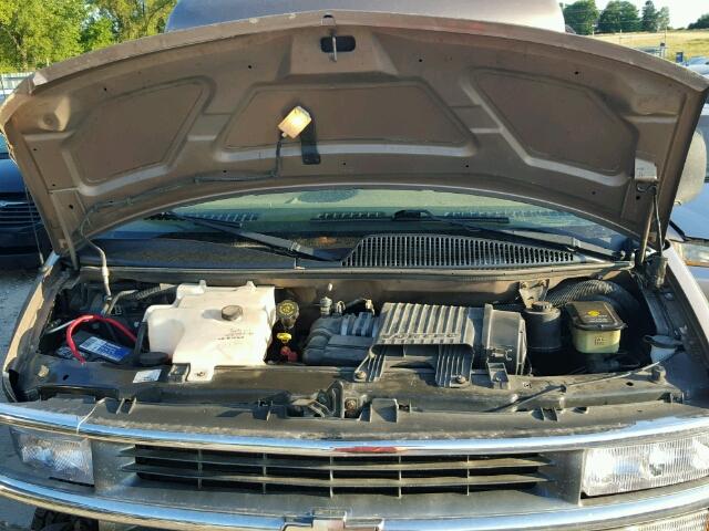 1GNFG15R111178652 - 2001 CHEVROLET EXPRESS G1 TAN photo 7