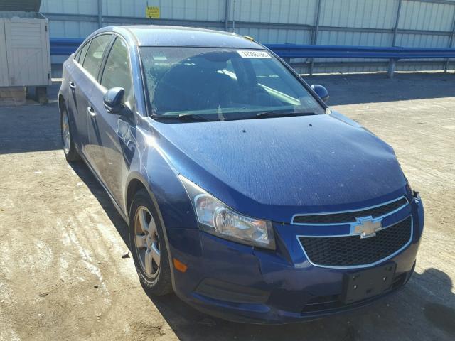 1G1PF5SC2C7195119 - 2012 CHEVROLET CRUZE LT BLUE photo 1