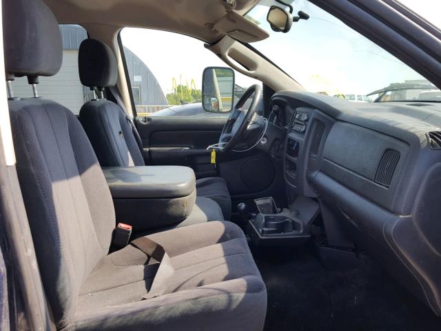 3D7KU28C44G217792 - 2004 DODGE RAM 2500 S BLUE photo 5