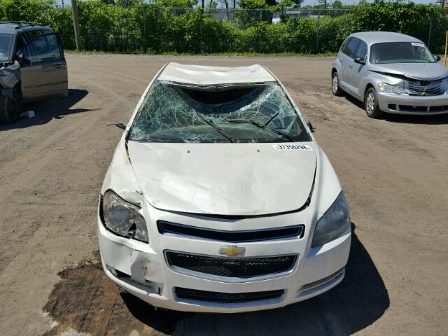 1G1ZD5EU9CF131250 - 2012 CHEVROLET MALIBU 2LT WHITE photo 9