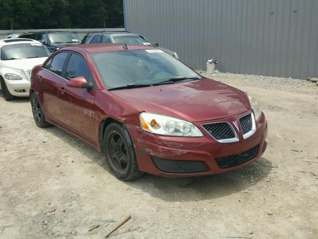 1G2ZA5E06A4136657 - 2010 PONTIAC G6 MAROON photo 1