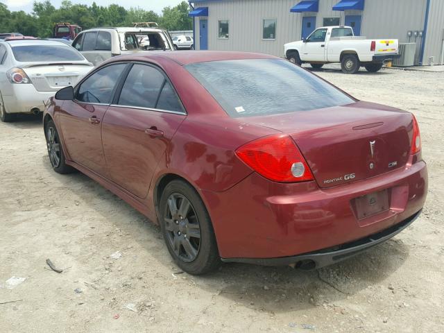 1G2ZA5E06A4136657 - 2010 PONTIAC G6 MAROON photo 3