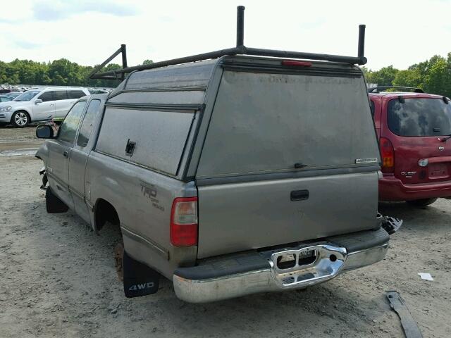 JT4UN24D7V0042796 - 1997 TOYOTA T100 XTRAC GRAY photo 3