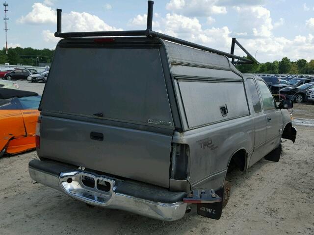 JT4UN24D7V0042796 - 1997 TOYOTA T100 XTRAC GRAY photo 4