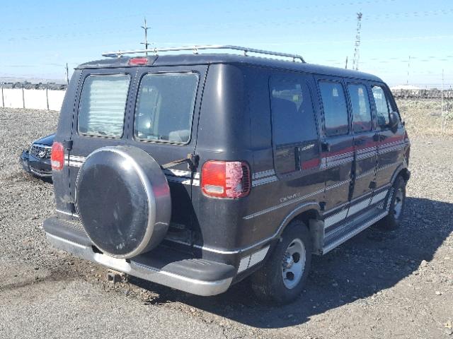 2B7HB21X7VK540813 - 1997 DODGE RAM VAN B2 BLACK photo 4