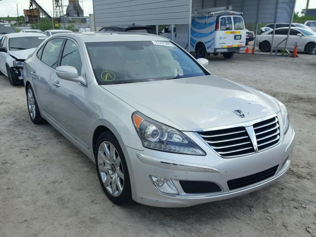 KMHGH4JF2BU029539 - 2011 HYUNDAI EQUUS SIGN SILVER photo 1