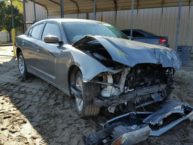 2B3CL3CG2BH537645 - 2011 DODGE CHARGER GRAY photo 1