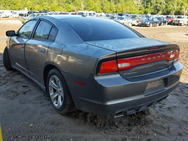 2B3CL3CG2BH537645 - 2011 DODGE CHARGER GRAY photo 3