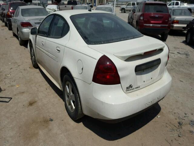 2G2WP552971126437 - 2007 PONTIAC GRAND PRIX Ақ фото 3