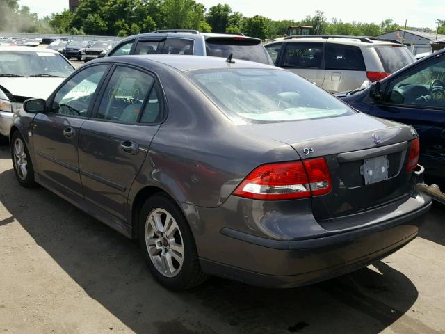 YS3FD49Y571143120 - 2007 SAAB 9-3 2.0T GRAY photo 3