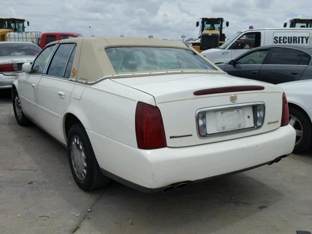 1G6KD54Y23U138519 - 2003 CADILLAC DEVILLE WHITE photo 3