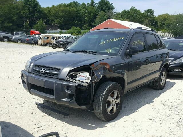 KM8JM12B57U633377 - 2007 HYUNDAI TUCSON GLS GRAY photo 2