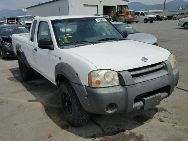 1N6ED26Y01C315557 - 2001 NISSAN FRONTIER K WHITE photo 1