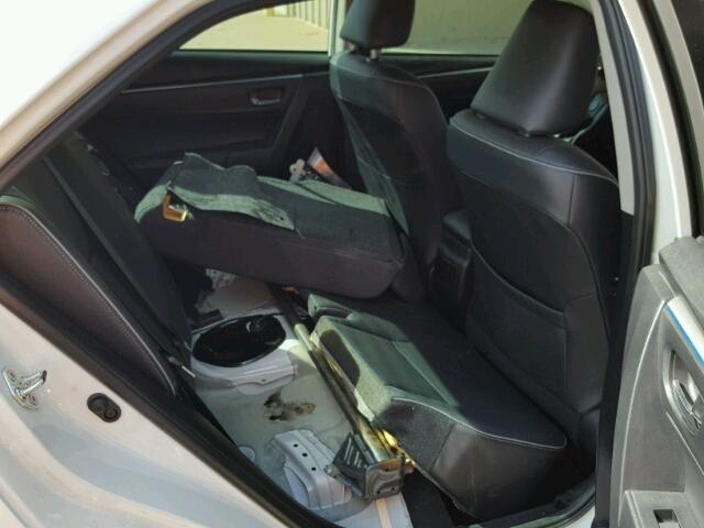 5YFBPRHE4EP054116 - 2014 TOYOTA COROLLA EC WHITE photo 6
