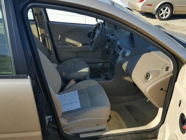 1G8AJ55F66Z148566 - 2006 SATURN ION LEVEL GOLD photo 5