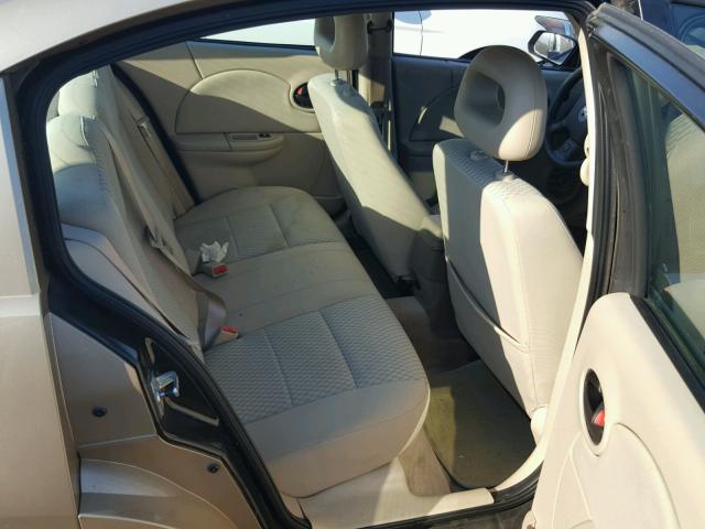 1G8AJ55F66Z148566 - 2006 SATURN ION LEVEL GOLD photo 6