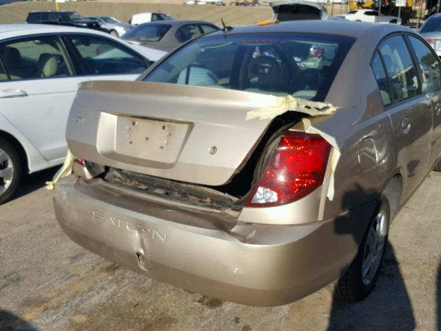 1G8AJ55F66Z148566 - 2006 SATURN ION LEVEL GOLD photo 9