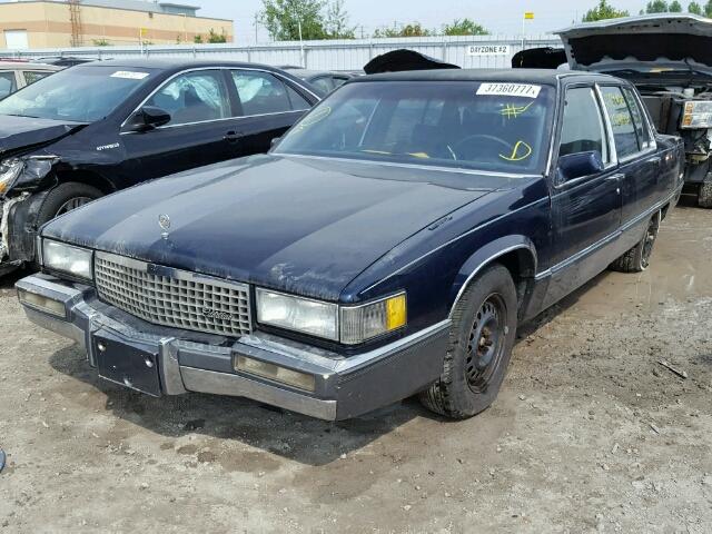 1G6CB5150K4282878 - 1989 CADILLAC FLEETWOOD BLUE photo 2