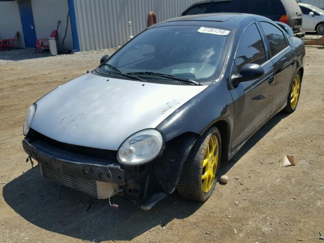 1B3AS66S95D259825 - 2005 DODGE NEON SRT-4 BLACK photo 2