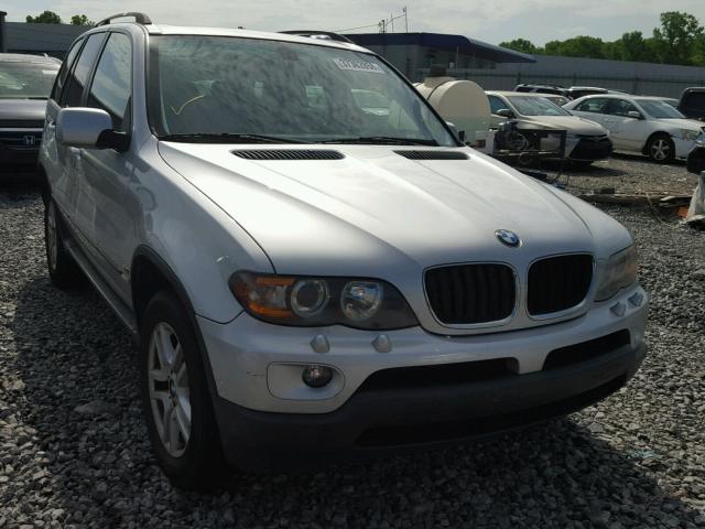 5UXFA13565LY13643 - 2005 BMW X5 3.0I SILVER photo 1