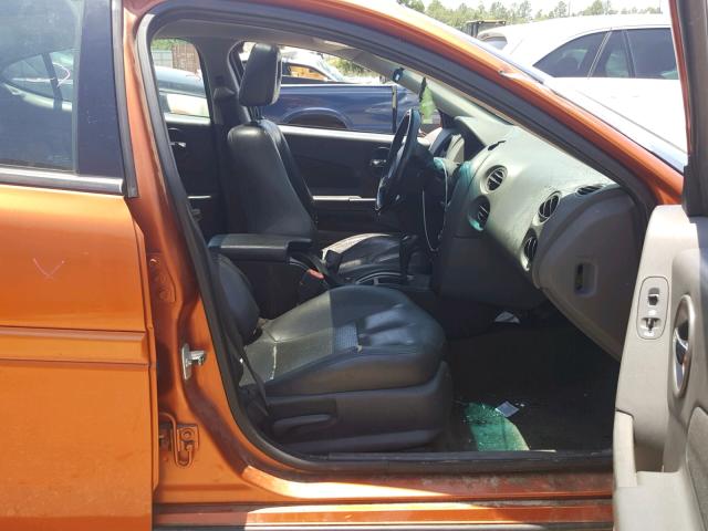 2G2WS522X41252840 - 2004 PONTIAC GRAND PRIX Նարնջագույն լուսանկար 5