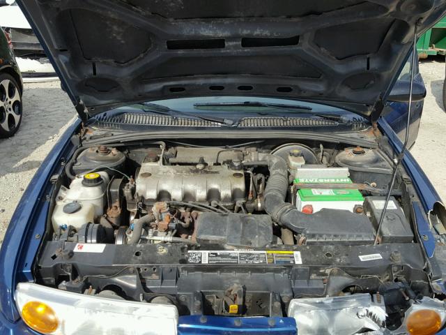 1G8ZH52832Z269778 - 2002 SATURN SL1 BLUE photo 7