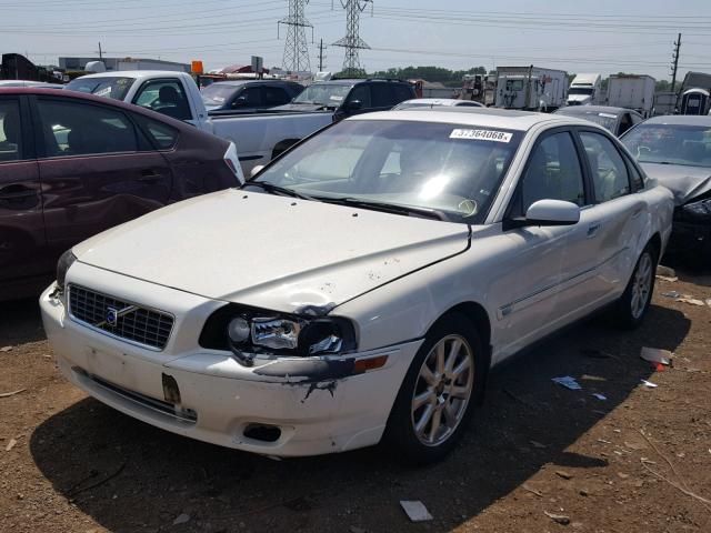 YV1TH59H141383646 - 2004 VOLVO S80 2.5T WHITE photo 2