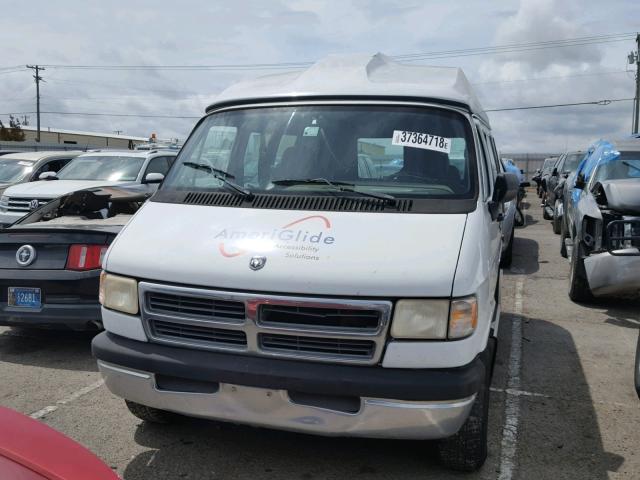 2B6HB21X4VK601412 - 1997 DODGE RAM VAN B2 WHITE photo 9