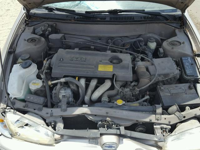 1Y1SK52812Z409668 - 2002 CHEVROLET GEO PRIZM 金色 照片 7