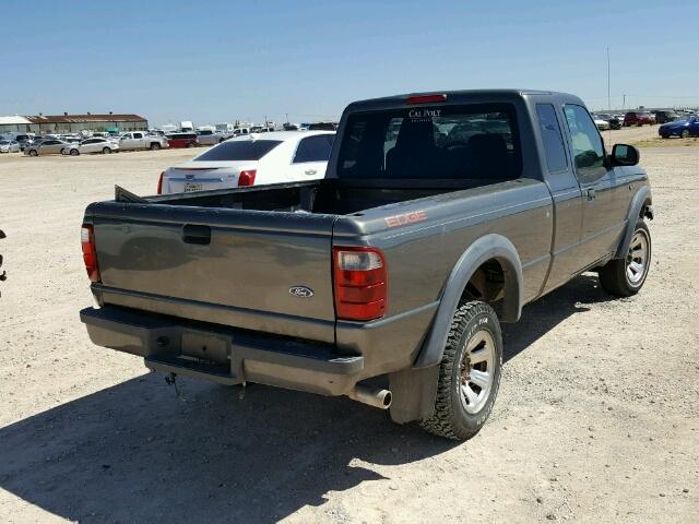 1FTYR14U74PA79563 - 2004 FORD RANGER GRAY photo 4