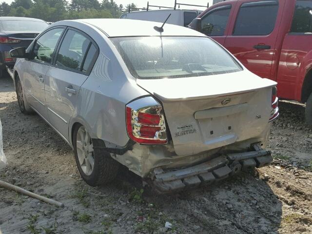 3N1AB61E38L710796 - 2008 NISSAN SENTRA 2.0 GRAY photo 3