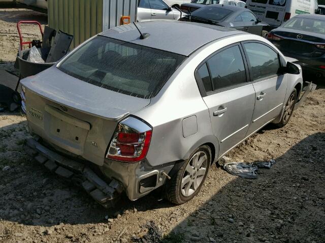 3N1AB61E38L710796 - 2008 NISSAN SENTRA 2.0 GRAY photo 4