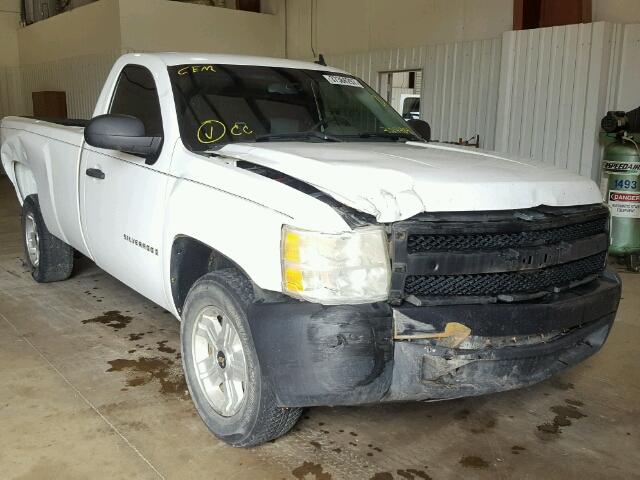 1GCEC14C38Z329404 - 2008 CHEVROLET SILVERADO WHITE photo 1