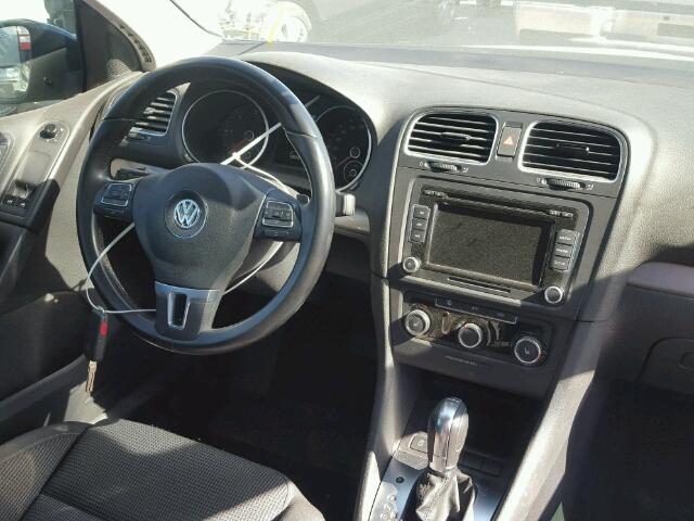 WVWBM7AJ8DW091180 - 2013 VOLKSWAGEN GOLF BLUE photo 9