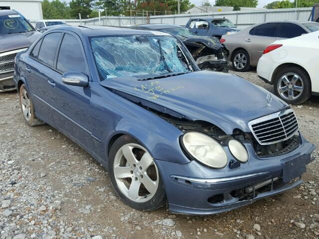 WDBUF70J63A320552 - 2003 MERCEDES-BENZ E 500 BLUE photo 1