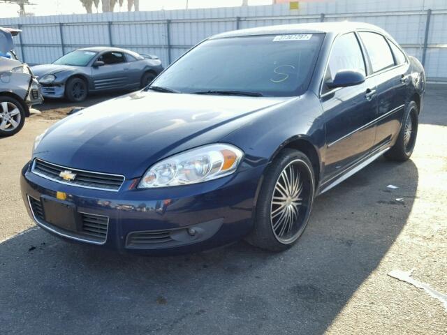 2G1WG5EK7B1257850 - 2011 CHEVROLET IMPALA LT BLUE photo 2