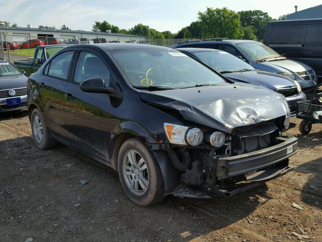 1G1JA5SH1C4179821 - 2012 CHEVROLET SONIC LS 黑色 照片 1