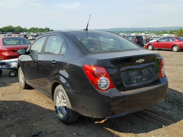 1G1JA5SH1C4179821 - 2012 CHEVROLET SONIC LS 黑色 照片 3