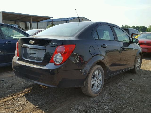 1G1JA5SH1C4179821 - 2012 CHEVROLET SONIC LS 黑色 照片 4