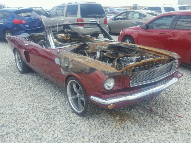 6F08T390846 - 1966 FORD MUSTANG CV RED photo 1